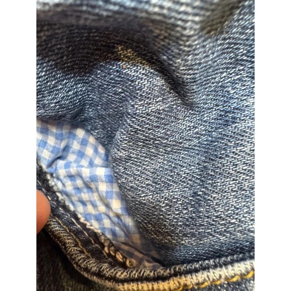 Mini Boden Kids Blue Straight Leg Adjustable Waist Denim‎ Jeans Size 10Y